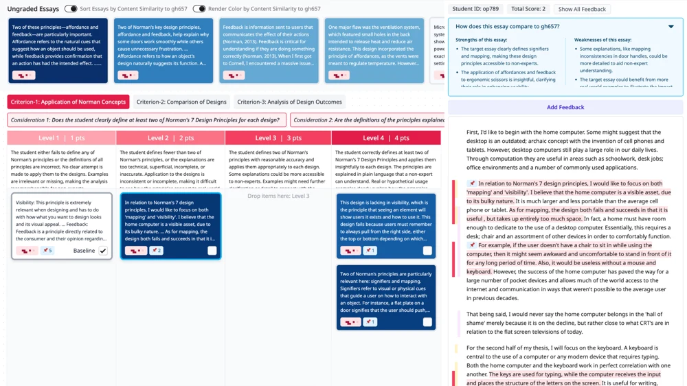 Publication thumbnail for EvaluAId: Human-AI Collaborative Evaluation of Open-Ended Student Essays